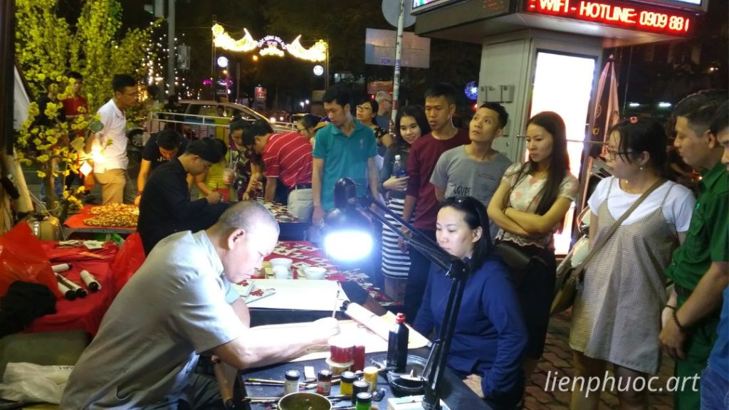 thư pháp chữ việt